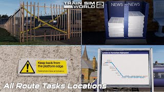 All Route Tasks Locations  Southeastern High Speed  Train Sim World 2 [upl. by Huan263]