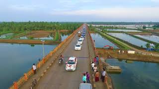 BHIMAVARAMGODAVARICHINCHINADA BRIDGE DRONE SHOOT sanjeev weds hema wedding video promo [upl. by Santiago292]