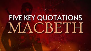 Macbeths Tragic Fall From Grace Top 5 Quotations [upl. by Merete]