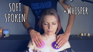 Soft spoken Décolleté massage  Chest massage  Real Person ASMR [upl. by Aiker562]