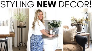 HOME DECOR HAUL  STYLING NEW DECOR  EASY INTERIOR DESIGN TIPS AND IDEAS [upl. by Poirer986]