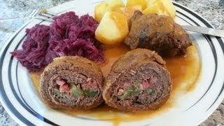 Rouladen mit Kartoffeln und Rotkohl im Thermomix® TM31 [upl. by Goines220]