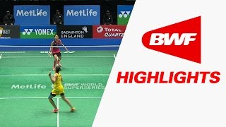 Yonex All England Open 2016  Badminton QF – Highlights [upl. by Ange]