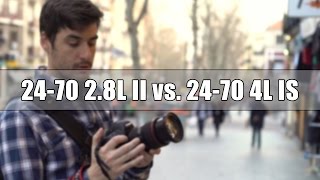 Canon 2470 28L II vs Canon 2470 4L IS  Comparativa de objetivos  David López [upl. by Card]