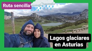 RUTA 📌 Lagos de Covadonga ASTURIAS ⛰️ ¡Con viento y lluvia 🌦️ Ruta circular y corta [upl. by Aikimat464]