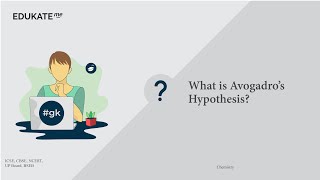 What is Avogadro’s Hypothesis [upl. by Asenaj]