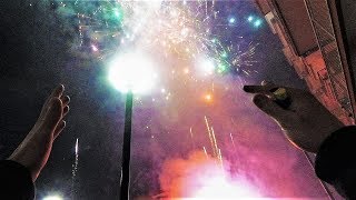 Capodanno 2018 Napoli  Fuorigrotta [upl. by Ahsyek]