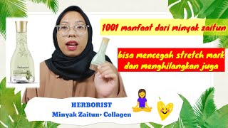 Review HERBORIST minyak zaitun bisa mencegah Sterckmark dan mengencangkan boba juga loh [upl. by Auerbach886]