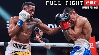 Matias vs Ponce FULL FIGHT February 25 2023  PBC on Showtime [upl. by Erdnael]