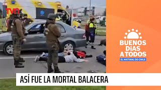 Impactantes registros Así fue la mortal balacera en San Bernardo  Buenos días a todos [upl. by Platon]