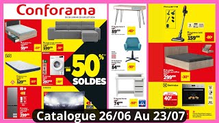 Conforama Nouveau Catalogue Solde Juillet 2024 [upl. by Errehs]