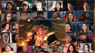 Full Episode Demon Slayer Season 4 Episode 8 Reaction Mashup  鬼滅の刃 [upl. by Ewall]