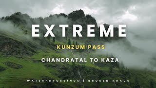 Riding the Himalayas Chandrataal to Kaza via Kunzum Pass  UpwardsampOngoing [upl. by Ycnahc]