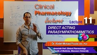 Autonomic Pharmacology Ar  Lec 11  Direct parasympathomimetics [upl. by Daisey]