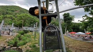 Wiegand Hexenbesen Boderitt Erlebniswelt Seilbahnen Thale 2022 POV Onride [upl. by Swithbert]