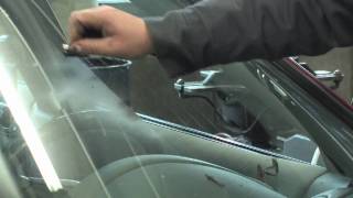 Car Maintenance  How to Remove Paint From a Windshield [upl. by Eelyak70]