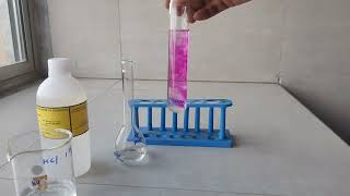 Phenolphthalein as an indicator for neutralisation reaction acid base neutralization [upl. by Pascha742]