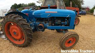 1963 Fordson Super Major 36 Litre 4Cyl Diesel Tractor 54 HP Blakesley Vintage Club [upl. by Ayanad772]