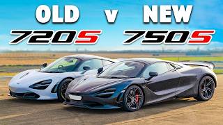 McLaren 750S v 720S DRAG RACE [upl. by Norm]