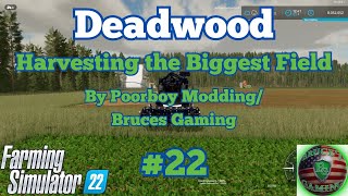 FS22Deadwood 22 Red Beet Harvest PoorboyModding [upl. by Sabino]