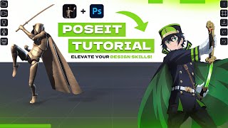 Master PoseIt with Photoshop Elevate Your Design Skills in Minutes [upl. by Mcfarland]