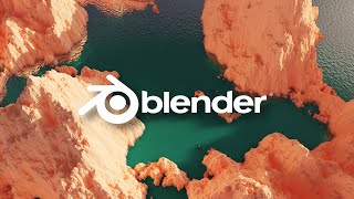 A different way of making 3D landscapes in Blender [upl. by Blatt]