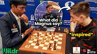 Did Magnus Carlsens words to Dubov before his game with Pragg inspire him [upl. by Elttil563]