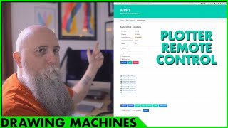 Remote pen plotting controller  a lightweight web server for sending SVGs to an AxiDraw [upl. by Erait]
