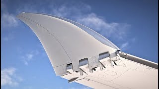 Boeing 777X folding wingtips [upl. by Goldfarb585]