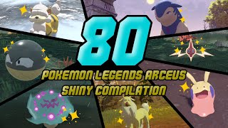 80 Shiny Pokémon Legends Arceus Compilation [upl. by Anahoj152]