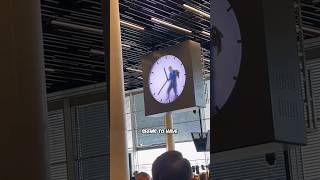 Man Trapped In A Clock Amsterdam Airport [upl. by Enneyehs]