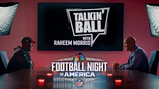 Atlanta Falcons Raheem Morris breaks down film with Tony Dungy  FNIA  NFL on NBC FULL INTERVIEW [upl. by Margeaux]