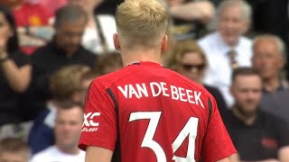 Donny Van De Beek vs Lyon  Pre Season 202324 [upl. by Ahseihs691]