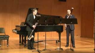 Johannes Berauer and Philipp Sageder Mizar for bassoon bass clarinet and electronics [upl. by Susan169]