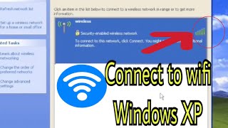 Windows XP wifi connection [upl. by Nicolais]