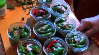 Pickled Peppers Infused With Olive Oil  Delicious [upl. by Coheman]