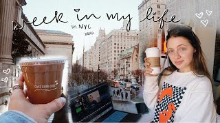 WEEK IN MY LIFE IN NYC  working from home apartment updates sample sale  more [upl. by Jobi]