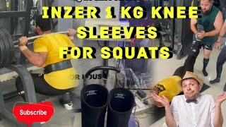 Best professional knee sleeves for powerlifting 🤸‍♂️ Inzer knee sleeves ✅️ Costliest knee sleeves😅 [upl. by Artimas]