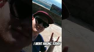 I Went Hiking Today hike vlog comewithme tagalong joinme letswalk trending shorts mountains [upl. by Arsi]