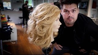 Layered Haircut For Long Thick Hair  MATT BECK VLOG 49 [upl. by Ahsienroc329]