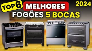 Qual MELHOR FOGÃO 5 BOCAS p Comprar 2024 Top 6 Melhores Fogões 5 bocas do Mais Barato ao Mais Caro [upl. by Riedel]