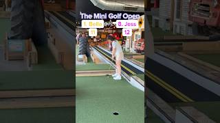 Hole 5 Round 1 of the Mini Golf Open  1 Bella vs 8 Jess minigolf [upl. by Lockhart426]