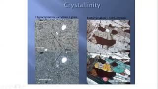 Igneous Petrography amp Types of Igneous Textures Part 1 [upl. by Aliab275]