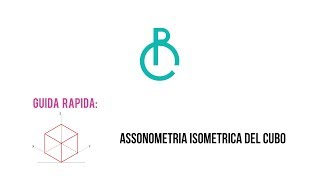 Come fare un disegno in assonometria isometrica IL CUBO [upl. by Aitital]