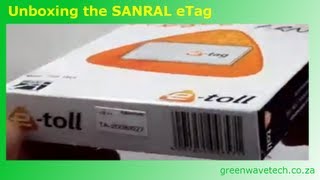 Unboxing the SANRAL eTag for new ETolls in Gauteng [upl. by Einnoc]