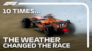 10 Times Weather Changed The Outcome Of The Race [upl. by Zolly]