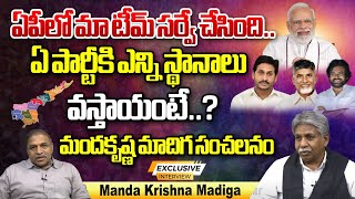 Manda Krishna Madiga Team Sensational Survey On AP Elections 2024  YSRCP VS TDP  Chandrababu [upl. by Theda243]