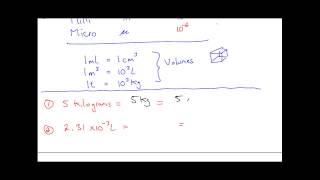 Introduction to Metric Conversions LT 11  Chemistry 11  Chapter 22 [upl. by Loriner]