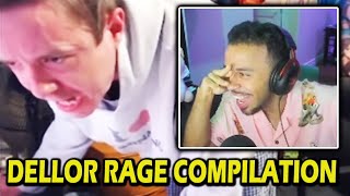 Hamlinz reacts to Dellors Rage Compilation 8 [upl. by Quita955]