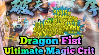 Dragon Fist Ultimate Magic Crit Build Ragnarok Mobile Eternal Love [upl. by Garnet]